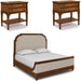 ART Furniture - Newel 3 Piece Eastern King Bedroom Set in Cherry - 294146-1406-3SET - GreatFurnitureDeal