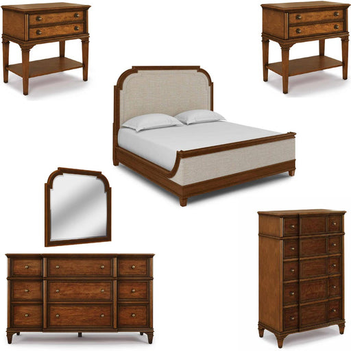 ART Furniture - Newel 6 Piece Queen Bedroom Set in Cherry - 294145-1406-6SET - GreatFurnitureDeal