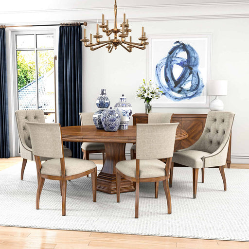 ART Furniture - Newel 5 Piece Dining Table Set in Cherry - 294225-202-200-1406-5SET - GreatFurnitureDeal