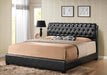 Myco Furniture - Barnes Black Bicast Queen Bed - 2955Q-BK