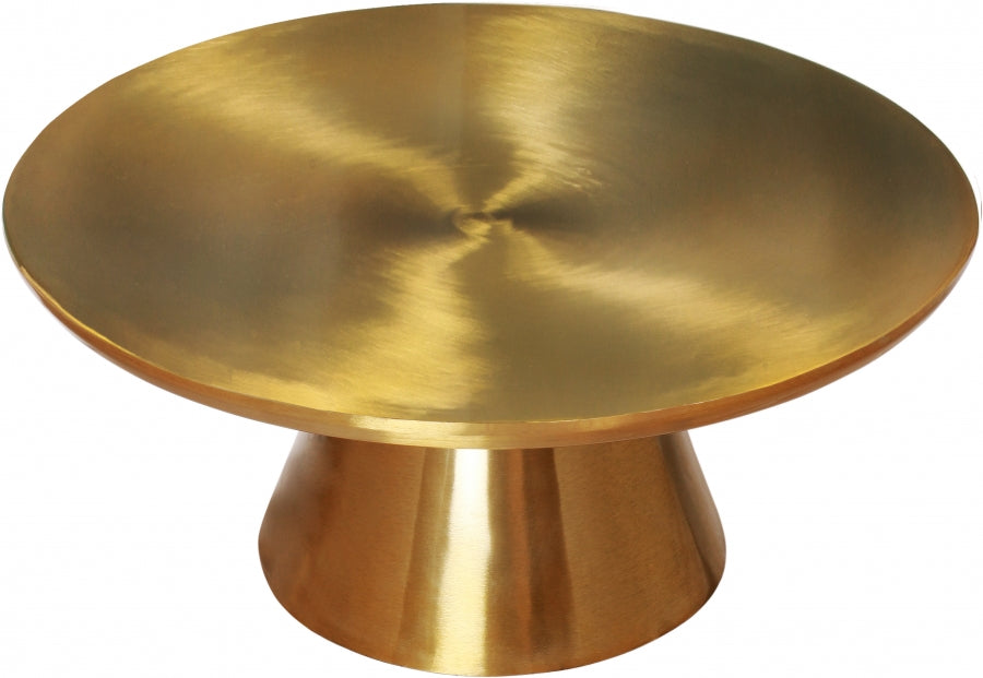 Meridian Furniture - Martini Coffee Table in Brushed Gold - 239-C