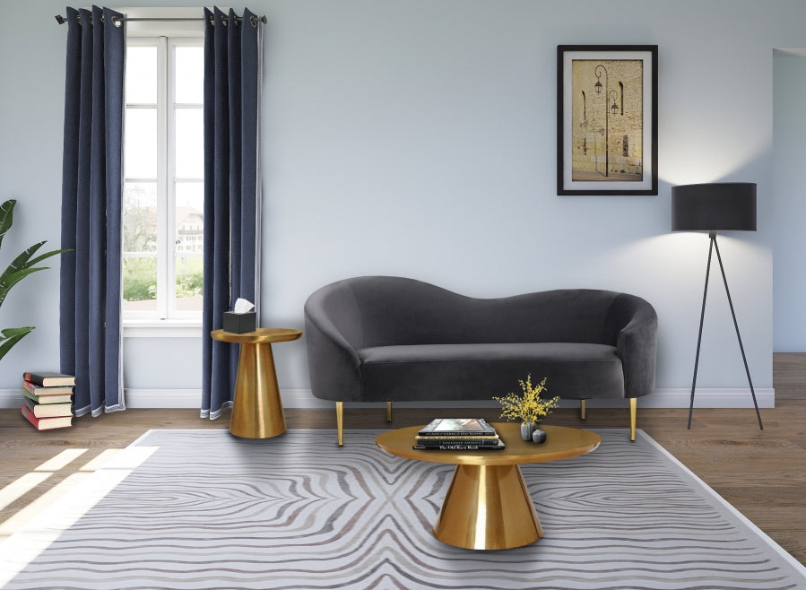 Meridian Furniture - Martini Coffee Table in Brushed Gold - 239-C