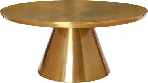 Meridian Furniture - Martini Coffee Table in Brushed Gold - 239-C - GreatFurnitureDeal