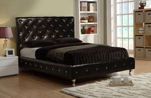 Myco Furniture - Prestige Black Platform Twin Size Bed - 2965T-BK - GreatFurnitureDeal