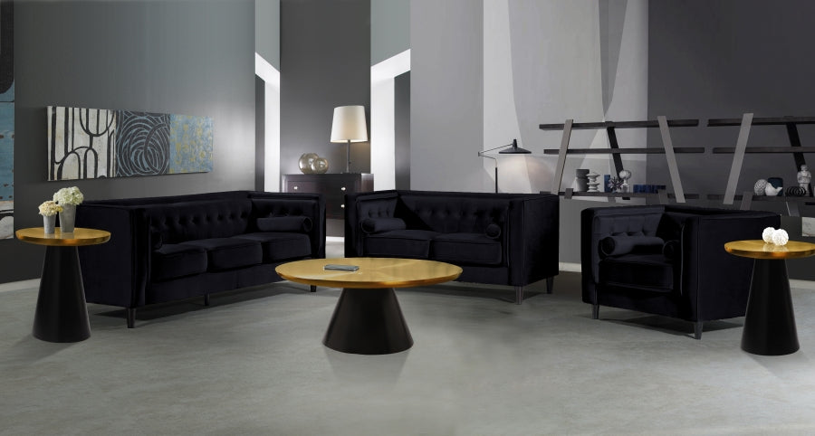 Meridian Furniture - Martini End Table in Matte Black - 240-E - GreatFurnitureDeal
