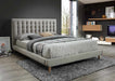 Myco Furniture - Newport Full Bed in Taupe - 2990-F-TA - GreatFurnitureDeal