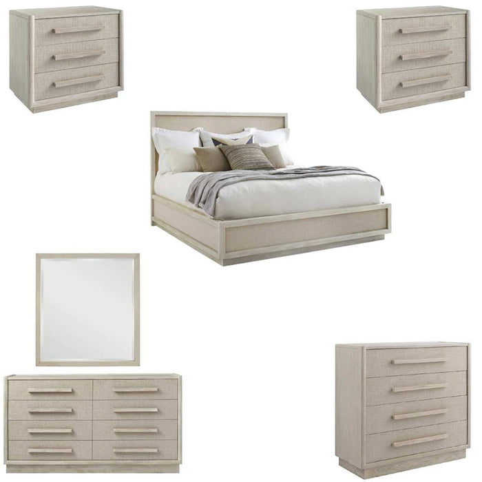 ART Furniture - Cotiere 6 Piece Eastern King Bedroom Set in Linen - 299126-140-2349-6SET