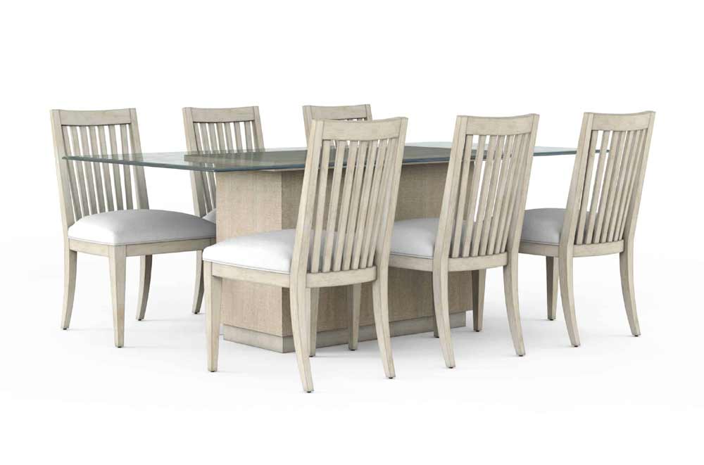 ART Furniture - Cotiere 12 Piece Dining Room Set in Two-Tone - 299221-204-251-401-2349-12SET