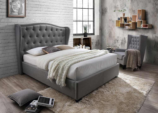 Myco Furniture - Festa Eastern King Bed in Gray - 2993-K-GY - GreatFurnitureDeal