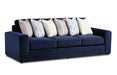 Southern Home Furnishings - Marquis Midnight Sofa in Blue - 7003-00 Marquis Midnight Sofa - GreatFurnitureDeal