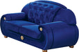 ESF Furniture -  Giza Living Room 3 Piece Living Room Set in Blue - GIZA3BLUE-3SET - GreatFurnitureDeal