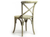 Zentique - Parisienne Distressed Ivory Birch Side Dining Chair- Set of 2 - FC035 309 - GreatFurnitureDeal