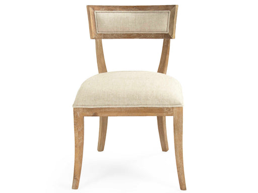 Zentique - Carvell Natural Cream Linen Side Dining Chair - CF282 E272 A015-A - GreatFurnitureDeal