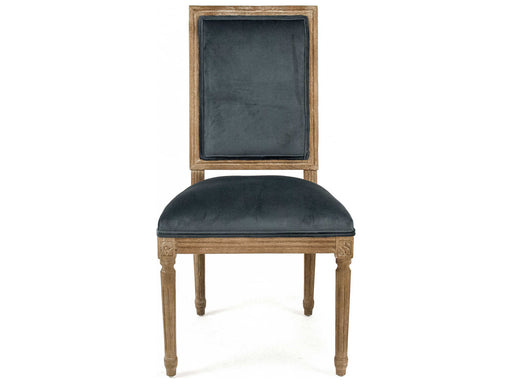 Zentique - Louis Teal Velvet Side Dining Chair - FC010-4 E272 11909 - GreatFurnitureDeal