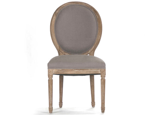 Zentique - Medallion Grey Linen Side Dining Chair - B004 E272 A048 - GreatFurnitureDeal