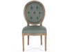 Zentique - Medallion Limed Grey Side Dining Chair - B004-Z E272 I - GreatFurnitureDeal