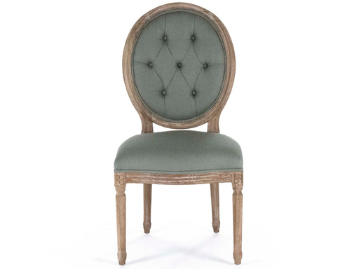 Zentique - Medallion Limed Grey Side Dining Chair - B004-Z E272 I - GreatFurnitureDeal
