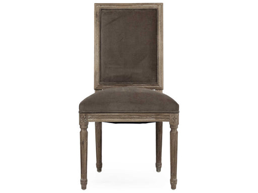 Zentique - Louis Brown Velvet Side Dining Chair - FC010-4 E272 V011 - GreatFurnitureDeal