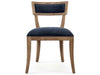 Zentique - Carvell Blue Velvet Side Dining Chair - CF282 E272 V105 - GreatFurnitureDeal