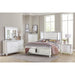 Homelegance - Tamsin Queen Platform Bed with LED Lighting and Footboard Storage in White - 1616W-1* - GreatFurnitureDeal