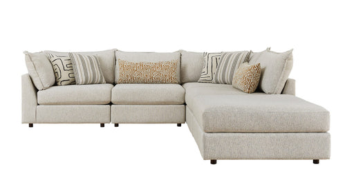Southern Home Furnishings - Durango Sectional in Off White - 7004-11L 19KP 15 03 Durango - GreatFurnitureDeal