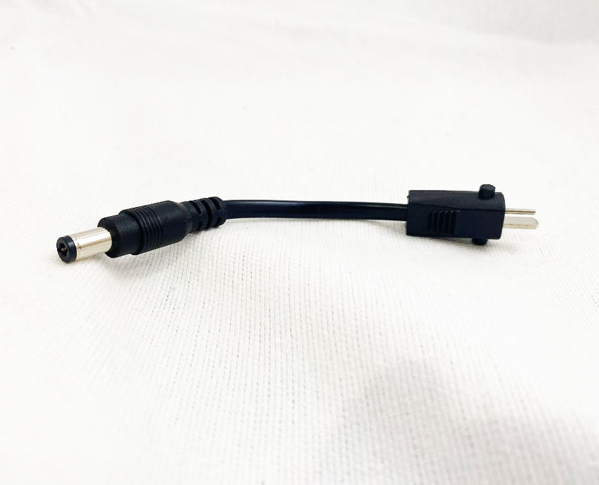 Parker Living - Conversion cable round barrel plug to standard 2 pin male connection for wireless batteries