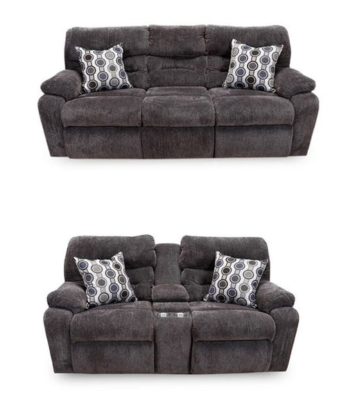 Franklin Furniture - 797 Tribute Power Reclining 2 Piece Sofa Set in Chocolate - 797-2SET