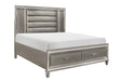 Homelegance - Tamsin Eastern King Platform Bed With Footboard Storage
