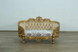 European Furniture - Bellagio Loveseat in Bronze off White-Gold - 30014-L - GreatFurnitureDeal