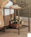 Coaster Furniture - Sydney Antique Brushed Gold Metal 3 Piece Poster Bedroom Set - 300171Q-S3 - Nightstand