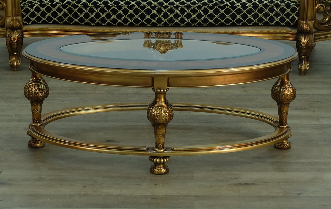European Furniture - Bellagio Coffee Table in Bronze - 30018-CT