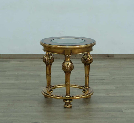 European Furniture - Bellagio End Table in Bronze- 30018-ET - GreatFurnitureDeal