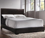Coaster Furniture - Brown Leather Queen Bed - 300261Q - GreatFurnitureDeal