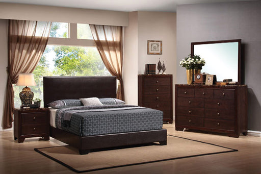 Coaster Furniture - Conner Dark Brown Twin Platform Bed - 300261T - GreatFurnitureDeal