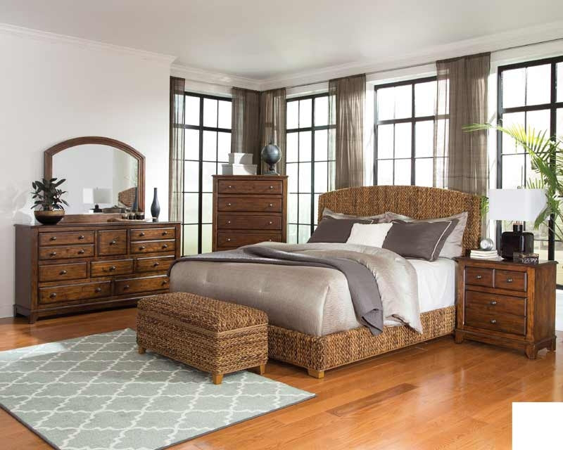 Coaster Furniture - Laughton Natural King Bed - 300501KE - Room View