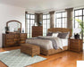 Coaster Furniture - Laughton Natural Queen Platform Bed - 300501Q - Room View