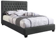 Coaster Furniture - Chloe Burlap King Platform Bed - 300529KE