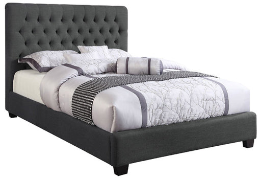 Coaster Furniture - Chloe Burlap Queen Platform Bed - 300529Q - GreatFurnitureDeal