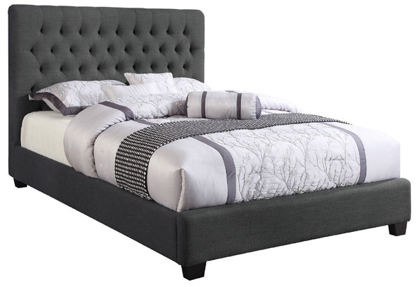 Coaster Furniture - Chloe Burlap Cal. King Platform Bed - 300529KW