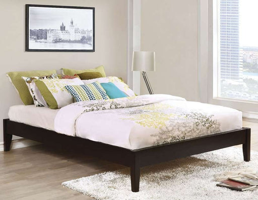 Coaster Furniture - Hounslow Cappuccino California King Universal Platform Bed - 300555KW - GreatFurnitureDeal
