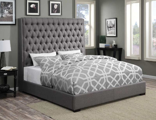 Coaster Furniture - Camille Grey California King Platform Bed - 300621KW - GreatFurnitureDeal