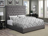 Coaster Furniture - Camille Grey Eastern King Platform Bed - 300621KE - GreatFurnitureDeal