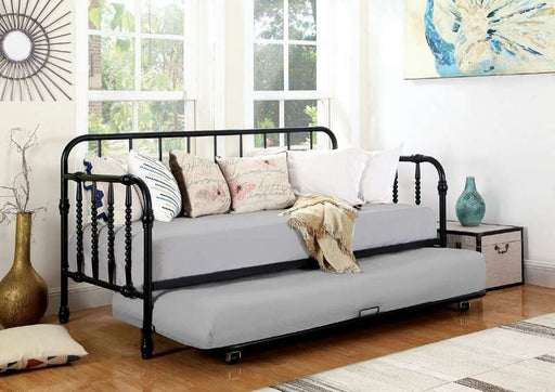 Coaster Furniture - Black Daybed With Trundle - 300765 - GreatFurnitureDeal