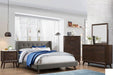 Coaster Furniture - Carrington Light Grey Queen Upholstered Platform Bed - 301061Q - GreatFurnitureDeal