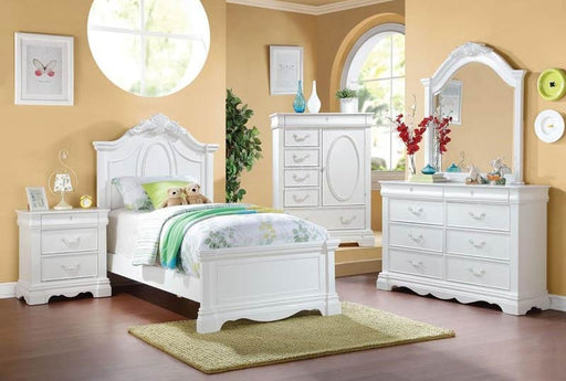 Acme Furniture - Estrella 6 Piece Full Bedroom Set in White - 30235F-6SET - GreatFurnitureDeal