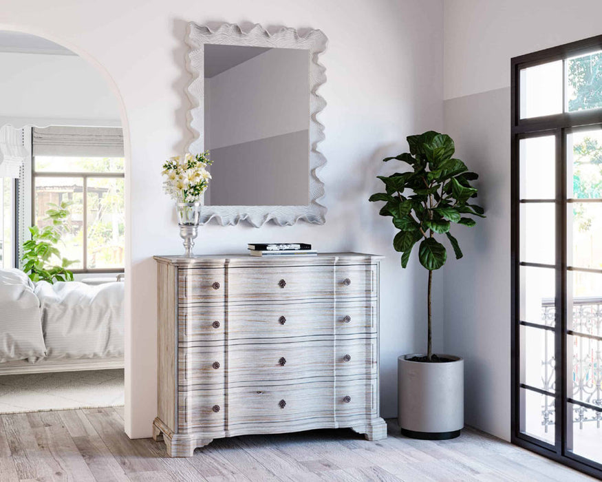 ART Furniture - Somerton Single Dresser with Scallop Mirror in Weathered Pine - 303130-122-2608