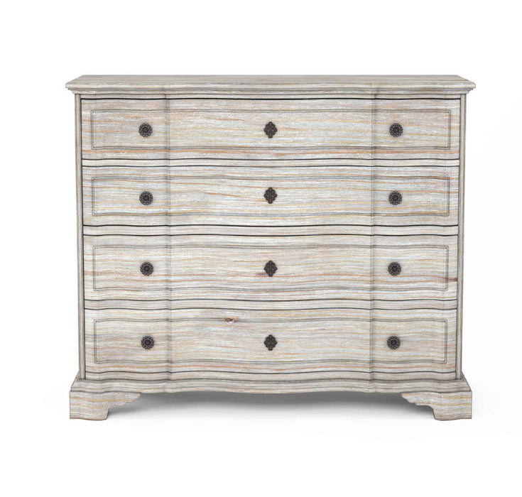 ART Furniture - Somerton Single Dresser with Scallop Mirror in Weathered Pine - 303130-122-2608 - GreatFurnitureDeal