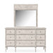 ART Furniture - Somerton Dresser with Landscape Mirror in Vintage Linen - 303131-121-2817 - GreatFurnitureDeal