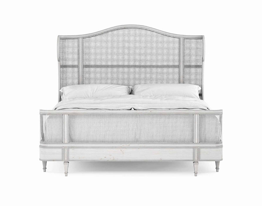 ART Furniture - Somerton Queen Cane Shelter Bed in Fleur de Sel - 303145-2824
