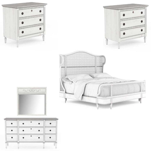 ART Furniture - Somerton 5 Piece Queen Bedroom Set in Fleur de Sel - 303145-2824-5SET - GreatFurnitureDeal